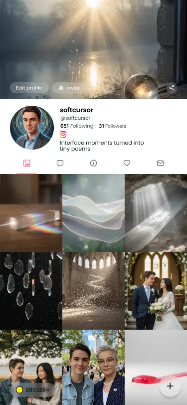 MySpace light mode showcase 1